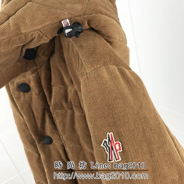 MONCLER蒙口 羽皇2018SS復古燈芯絨 防風保暖 男款羽絨服 ydi2189